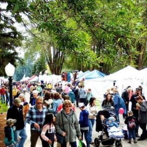 crowds at Cedaredge Applefest