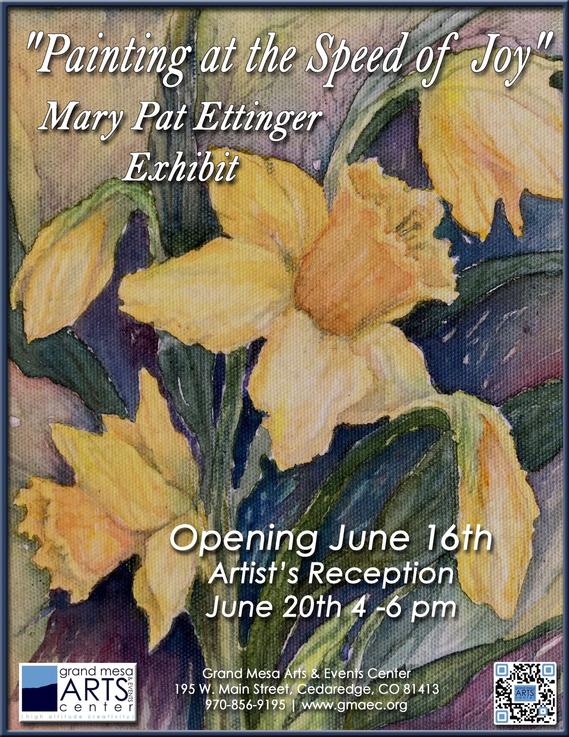 painting of yellow flowers(alt="see text")