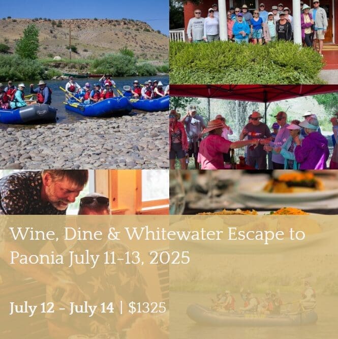 Paonia, River Rafting , People enjoying wine