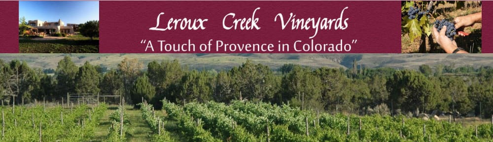 panoramic view of Leroux Creek Vineyards in Spring